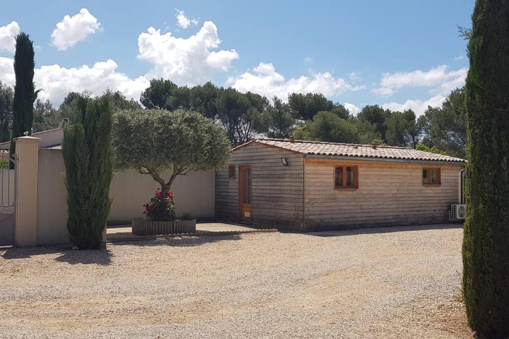 Chalet De Charme Climatise Sur La Route Du Ventoux Carpentras Buitenkant foto